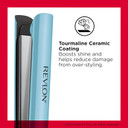 Revlon Lasting Brilliance Digital Hair Flat Iron | Fast, Smooth And Shiny Styling, (1 In)