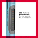 Revlon Lasting Brilliance Digital Hair Flat Iron | Fast, Smooth And Shiny Styling, (1 In)