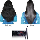 Royale Platinum Genius Heating Element Flat Iron Luxury Ceramic Tourmaline 2 In 1 Hair Straightener/Curler (Black)Black Royale Platinum Genius Heating Element Flat Iron Luxury Ceramic Tourmaline 2 In 1 Hair Straightener/Curler (Black)Black