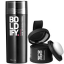 Hairline Powder (Black) + Hair Fiber (Black): Boldify Bundle That Instantly Conceals Hair Loss Hair Powder For Thinning Hair, Root Cover Upblack