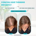 Surethik Hair Fibers For Thinning Hair, Building Hair Fibers To Conceal Thinning Hair, Instantly Fuller Looking Hair For Men & Women, Light Brown, 15Glight Brown15G