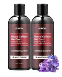 Kundal White Musk Anti-Hair Loss Caffeine Scalp Care Deep Cleansing Shampoo X2 Bottles 300Ml