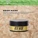 Bleach London Beer Mask - Deep Conditioning Vitamin Hair Mask, Beer Proteins, For All Hair Types, Vegan, Cruelty Free, Nutrient Rich Treatment, 6.7 Fl Oz