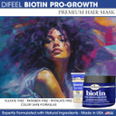 Difeel Pro-Growth Biotin Hair Mask 12 Oz. With Biotin Hair Oil 7.1 Oz. (2-Piece Set)