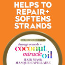 Ogx Extra Strength Damage Remedy + Coconut Miracle Oil Hair Mask, Extra Hydrating & Softening Anti-Frizz Treatment To Help Repair Hair, Paraben-Free, Sulfated-Surfactants Free, 6 Oz