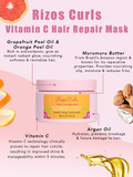 Rizos Curls Vitamin C Hair Repair Mask (10Fl Oz)