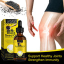 Black Seed Oil - Black Seed Oil Organic Cold Pressed 100% Pure Natural For Strengthen Immunity, Support Joints, Digestion, Hair, Skin & Nail Healthy, Moisturize Skin And Anti-Aging Massage Oil (60Ml)