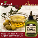 Difeel Premium Natural Hair Oil - Argan Oil 7.1 Ounce