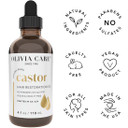 Olivia Care Hair Oil Made With Natural Plant-Based Ingredients - Provides Hydration, Smoothness & Moisture - Clean & Simple Treatment To Support Strengthen Hair - 4 Fl Oz (Argan)