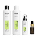 Nioxin System Kits, Cleanse, Condition, Hydrate Sensitive Or Dry Scalp, Reduces Hair Breakage, For All Hair Thinning Types, 3 Month Supply