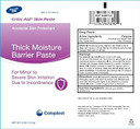 Coloplast Critic-Aid Thick Moisture Barrier Skin Paste 6Oz Tube, Zinc-Oxide Base (1 Tube)