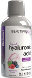 Bluebonnet Nutrition Liquid Hyaluronic Acid, Best For Hair, Skin, Nails, Vegan, Vegetarian, Non Gmo, Gluten Free, Soy Free, Milk Free, Kosher, 16 Fl Oz, 32 Servings, Mixed Berry Flavor