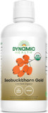 Dynamic Health Seabuckthorn Gold, Usda Certified Organic Sea Buckthorn, Omegas 3, 6, 9, No Additives, Antioxidant Support, Vegan, Gluten-Free, Non Gmo, Bpa-Free, 32 Fl Oz