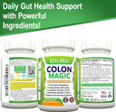 Colon Cleanse Detox Formula - Natural Bowel Cleanser Pills For Intestinal Bloating & Fast Digestive Cleansing - Daily Constipation Relief Supplement Gut, Belly, Stomach - Women Men Herbal Weight Flush