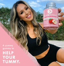 Flat Tummy Tea Apple Cider Vinegar Gummies, 60 Count  Boost Energy, Detox, Support Gut Health & Healthy Metabolism  Vegan, Non-Gmo - Made With Apples, Beetroot, Vitamins B6 & B12, Superfoods