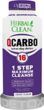 Herbal Clean Qcarbo16 Detox Cleanse, Premium Same-Day Detox, Grape Flavor, 16 Fl Oz