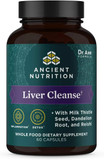 Liver Detox Supplement By Ancient Nutrition, Ancient Herbals Liver Cleanse With Milk Thistle, Dandelion Root & Reishi For Optimal Liver Support, 1300Mg, Gluten Free, 60 Count