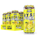 Ryse Fuel Sugar Free Energy Drink | Vegan Friendly, Gluten Free | No Fillers & No Artificial Colors | 0 Calories | 200Mg Natural Caffeine | 12 Pack (Country Time Lemonade)