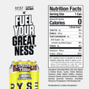 Ryse Fuel Sugar Free Energy Drink | Vegan Friendly, Gluten Free | No Fillers & No Artificial Colors | 0 Calories | 200Mg Natural Caffeine | 12 Pack (Country Time Lemonade)