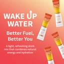 Wake Up Water Energy + Hydration Mix  Energy + Hydration Powder Packets With Natural Caffeine, Electrolytes, B Vitamins | No Sugar | Daily Fuel With No Crash Or Jitters | (Mango)
