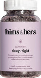 Hims & Hers Sleep Tight Melatonin Gummy Vitamins With Chamomile And L-Theanine, Gluten Free, Moonlit Pomegranate Berry Flavor, 60 Count