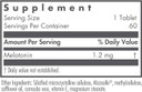 Nutricology Slow Motion Melatonin 60 Tablets