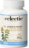 Eclectic Institute Raw Fresh Freeze-Dried Non-Gmo St. John'S Wort | Herbal Health Supplement, Promotes A Positive Mood | 90 Ctpink90 Count (Pack Of 1)