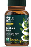 Gaia Herbs Triphala Fruit - Supports Digestive Health - Gently Cleanses Your System* - With Amla Fruit, Belleric Myrobalan, And Chebulic Myrobalan - 60 Vegan Capsules (30-Day Supply)
