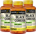 Mason Natural Black Cohosh Alleviates Hot Flashes & Night Sweats, Restores Hormonal Balance, Herbal Supplement, Beige, 60 Count, Pack Of 3 Mason Natural Black Cohosh Alleviates Hot Flashes & Night Sweats, Restores Hormonal Balance, Herbal Supplement, Beige, 60 Count, Pack Of 3