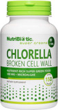 Nutribiotic- Chlorella Super Green Food 500 Mg 150 Tabs | Broken Cell Wall Nutrient-Rich Microalgae, Water Cultivated Superfood | Chlorophyll With Vitamins, Minerals & Trace Elements | Vegan & Non-Gmo