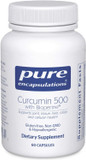 Pure Encapsulations Curcumin 500 With Bioperine - Antioxidant Supplement To Support Joints, Tissue, Liver, Colon & Cellular Health* - With Turmeric Curcumin & Bioperine - 60 Capsules60 Count (Pack Of 1)