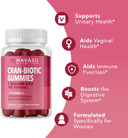 Cranberry Gummies Uti Vaginal Probiotics With 1 Billion Cfu Cranberry Supplement Delicious Cranberry Pills Alternative Uti Relief For Women Support Urinary Tract Health Ph Balance 60 Cranberry Chews