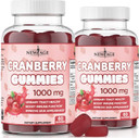 New Age Cranberry Gummies Urinary Tract Health Gummies 1000Mg - Supports Bladder, Kidney, Uti - Vegetarian (Cranberry 120 Gummies)