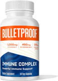 Bulletproof Immune Complex, 90 Capsules, Powerful 1000Mg Vitamin C, 570Mg Herbal Blend, 450Mg Elderberry, Antioxidant Supplement