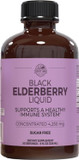 Country Farms Elderberry Liquid, Supports A Healthy Immune System, Rich In Antioxidants, Sugar Free, Berry Flavor, 8 Fl Oz