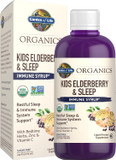 Garden Of Life Organics Elderberry Immune Support For Kids With Zinc, Vitamin C - Kids Elderberry & Sleep Immune Syrup Liquid, Bedtime Herbs For Children, No Alcohol, No Added Sugar, 3.92 Fl Oz