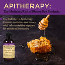 Honey Gardens Elderberry Syrup With Grade A Raw Honey, Propolis, Organic Acv & Elderberries | Traditional Immune Formula W/Echinacea | Made In The Usa | 8 Fl. Oz. (4Oz)