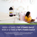 Nature'S Way Sambucus Relief Kid'S Cough Syrup With Elderberry, Vitamin C, Zinc, And South African Geranium, 8 Fl. Oz