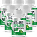 Osasuna Liposomal Sulforaphane 450Mg, Maximum Absorption, Glucoraphanin With Myrosinase, Antioxidant Supplement From Broccoli Seed Extract, 360 Softgels60 Count (Pack Of 6)