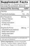 Zahler Pureberry+Purse, Liquid Raspberry Leaf & Sheperd'S Purse, Strengthens Uterine Tissue, Certified Kosher, 8Oz