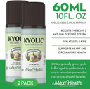 Kyolic Aged Garlic Extract Liquid - Odorless Garlic Supplements - Organic Kyolic Garlic - Organic Garlic Supplements For Heart Health (2 Pack)