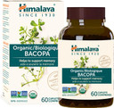 Himalaya Organic Bacopa Monnieri Nootropic Herbal Supplement, Mental Alertness, Supports Calm, Memory, Cognition, Usda Certified Organic, Non-Gmo, 750 Mg, 60 Plant-Based Caplets, 60 Day Supply