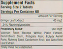 Planetary Herbals Ginkgo Awareness Tablets, 120 Count