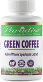 Paradise Herbs Green Coffee Bean, Vegan, Gluten Free, Non Gmo, Active Whole Spectrum Extract, 60 Count Vegetarian Capsules