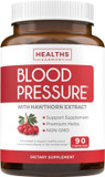 Blood Pressure Support Supplement (Non-Gmo) Premium Natural Herbs, Vitamins & Berries - High Dosage Of Hawthorn Berry Extract  Supports Blood Pressure Levels Already In The Normal Range  90 Capsules