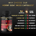 Bmvinvol Horny Goat Weed Capsules - 7000Mg Herbal Equivalent - Maca, Ginseng, Tribulus Terrestris, Ashwagandha - Performance And Energy Support - 3 Months Supply90 Count (Pack Of 1)