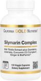 Silymarin Liver Health Complex, Milk Thistle Extract With Curcumin, Artichoke, Dandelion, Ginger, Black Pepper, Synergistic Liver Detox & Cleanse, 120 Veggie Capsules By California Gold Nutrition