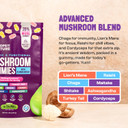 Ashwagandha & Lion'S Mane Supplement Gummies - Comprehensive Mushroom Supplement For Cognitive & Immune Support, Vegan Blend With Reishi, Cordyceps - Low Carb, 80 Organic Mushroom Gummies