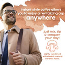 Dr. Emil Mushroom Coffee For Focus & Energy - Instant Coffee With Lions Mane, Chaga & Cordyceps - Delicious Caramel Flavor & Potent Mushroom Powder Blend