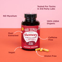 Four Sigmatic Calm Capsules | Vegan Stress Relief Supplement To Promote Positive Mood With Organic Ashwagandha Powder, Organic Reishi Mushroom, Tulsi (Holy Basil Extract), Vitamin B6 | 30 Servings